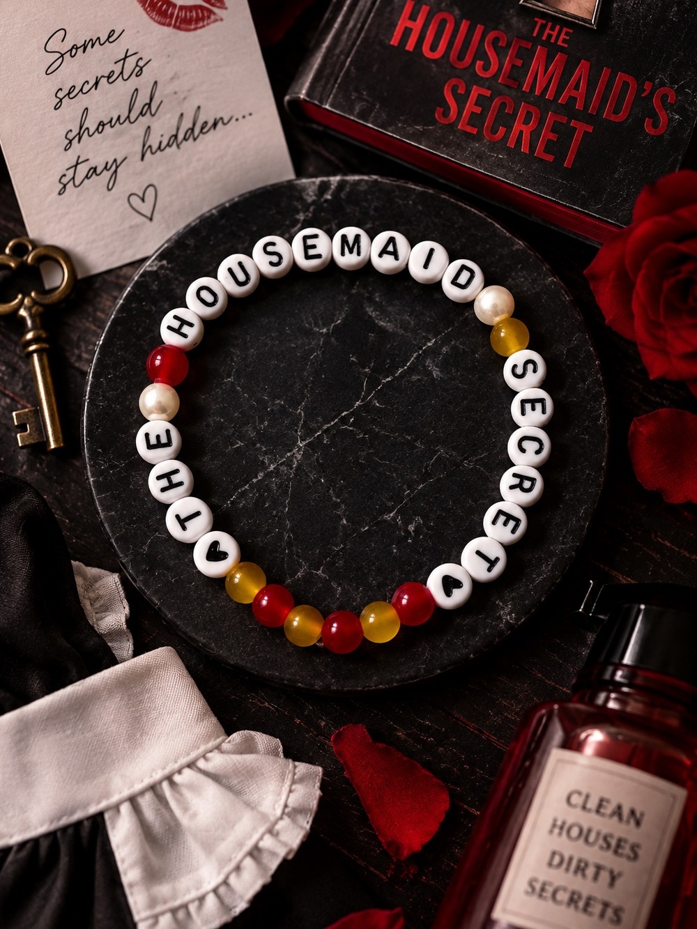 The Housemaid Secret fandom vibes handcrafted bracelet by me